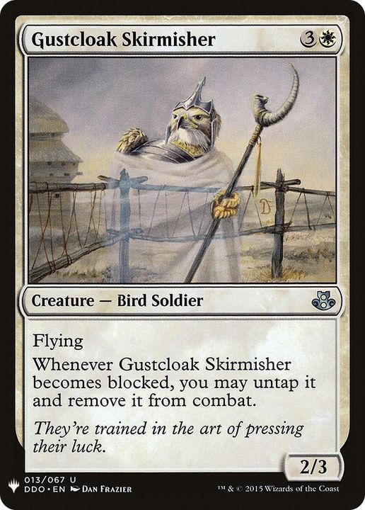 Gustcloak Skirmisher in the group Magic the Gathering / Types / Colors / White at Proxyprinters.com (41306)