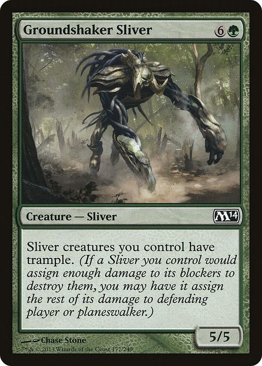 Groundshaker Sliver in the group Magic the Gathering / Types / Colors / Green at Proxyprinters.com (41322)