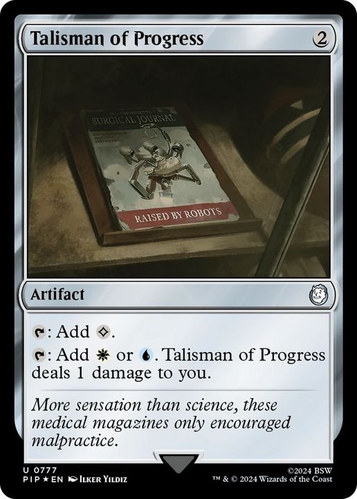 Talisman of Progress in the group Magic the Gathering / Types / Artifacts / Artifact at Proxyprinters.com (41331)