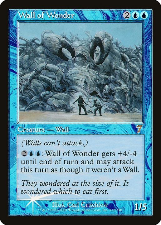 Wall of Wonder in the group Magic the Gathering / Types / Colors / Blue at Proxyprinters.com (41335)