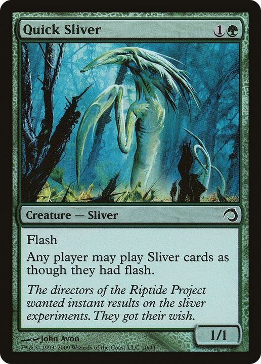 Quick Sliver in the group Magic the Gathering / Types / Colors / Green at Proxyprinters.com (41352)