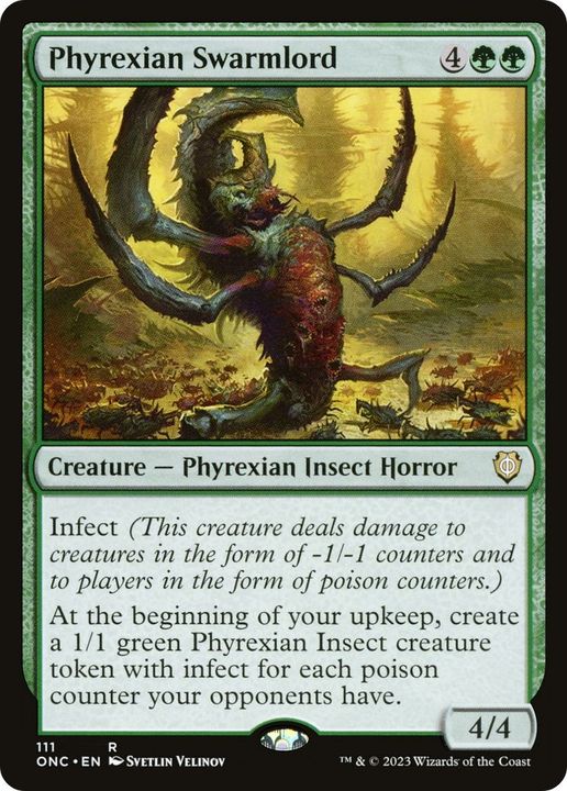 Phyrexian Swarmlord in the group Magic the Gathering / Types / Colors / Green at Proxyprinters.com (41371)