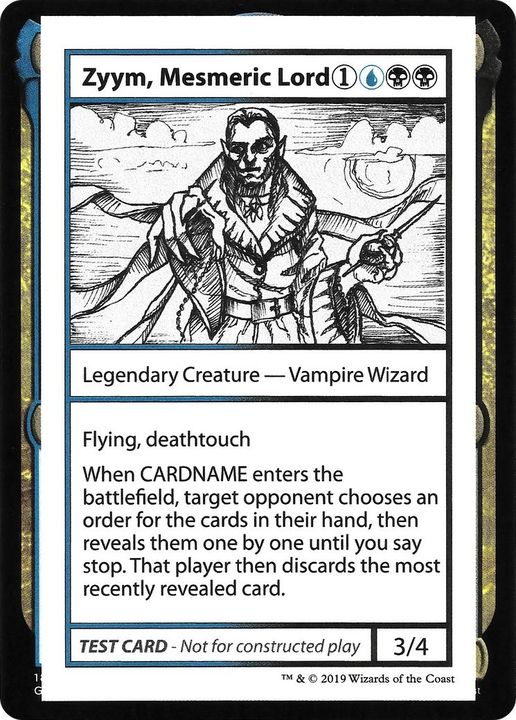 Zyym, Mesmeric Lord in the group Magic the Gathering / Sets / Mystery Booster Playtest Cards 2021 at Proxyprinters.com (41389)