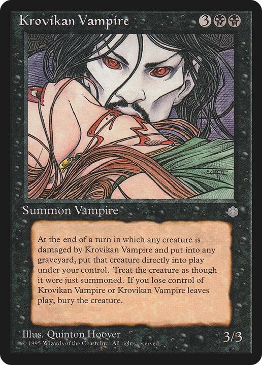 Krovikan Vampire in the group Magic the Gathering / Singles at Proxyprinters.com (41432)