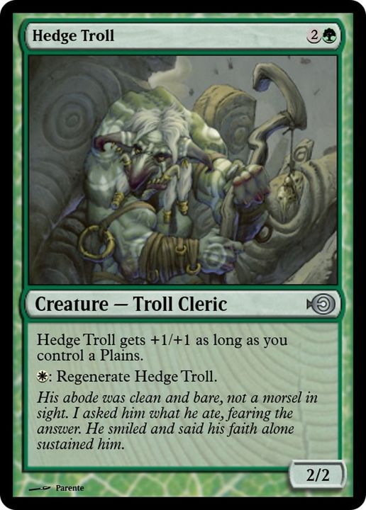 Hedge Troll in the group Magic the Gathering / Types / Colors / Green at Proxyprinters.com (41442)