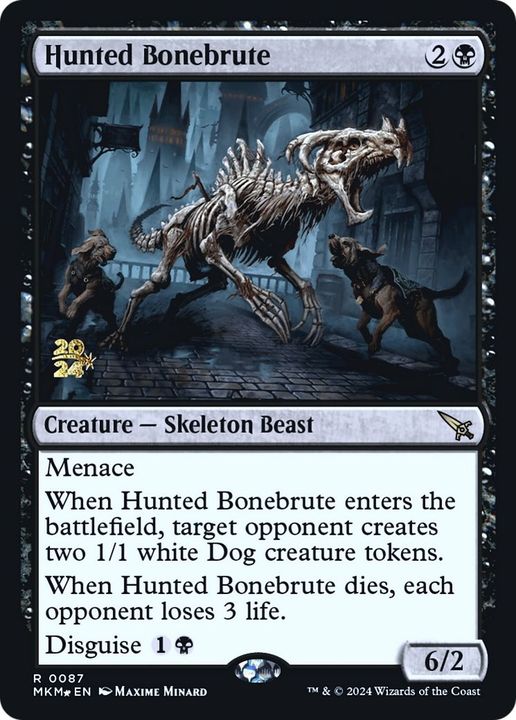 Hunted Bonebrute in the group Magic the Gathering / Types / Colors / Black at Proxyprinters.com (41444)