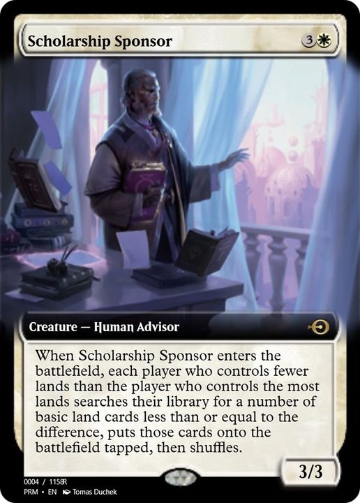 Scholarship Sponsor in the group Magic the Gathering / Types / Creatures / Human at Proxyprinters.com (41457)