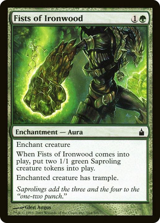 Fists of Ironwood in the group Magic the Gathering / Types / Colors / Green at Proxyprinters.com (41460)