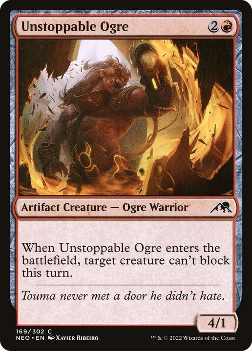 Unstoppable Ogre in the group Magic the Gathering / Sets / Kamigawa: Neon Dynasty at Proxyprinters.com (41473)