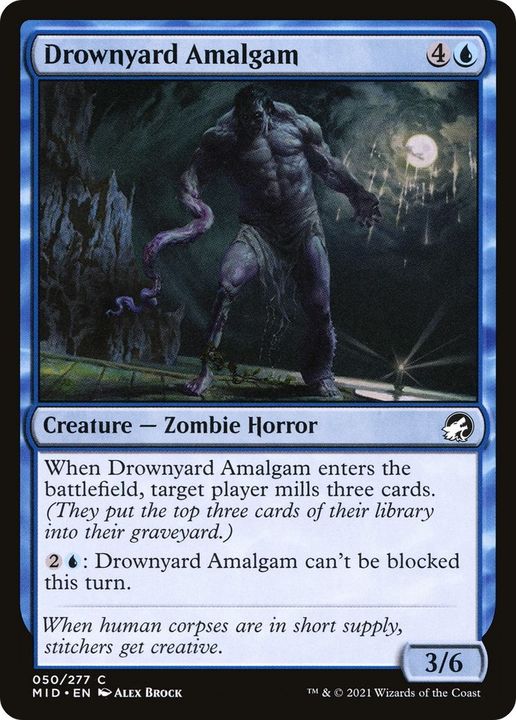 Drownyard Amalgam in the group Magic the Gathering / Sets / Innistrad: Midnight Hunt at Proxyprinters.com (41504)