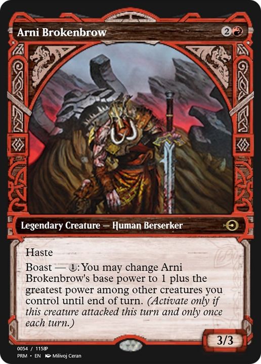 Arni Brokenbrow in the group Magic the Gathering / Types / Creatures / Human at Proxyprinters.com (41509)