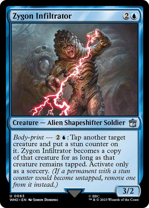 Zygon Infiltrator in the group Magic the Gathering / Types / Colors / Blue at Proxyprinters.com (41510)