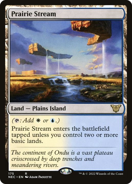 Prairie Stream in the group Magic the Gathering / Types / Land / Island at Proxyprinters.com (41520)