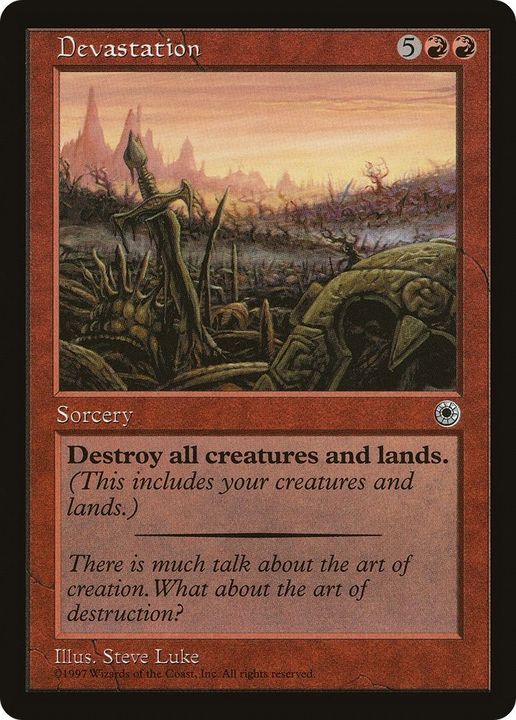 Devastation in the group Magic the Gathering / Types / Colors / Red at Proxyprinters.com (41538)