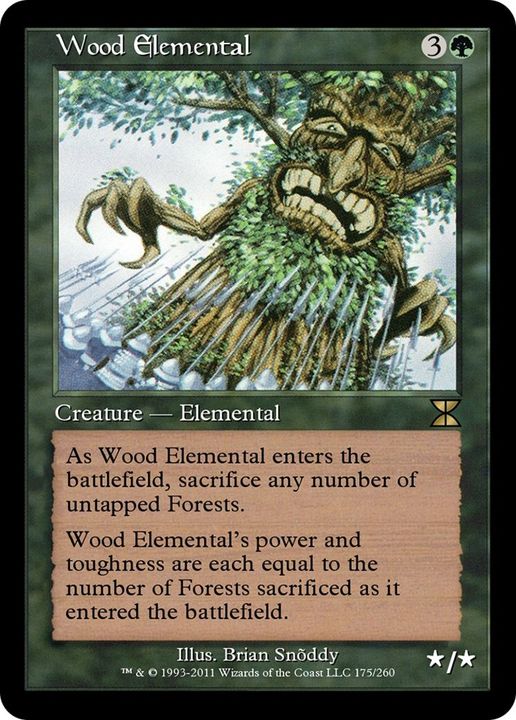 Wood Elemental in the group Magic the Gathering / Types / Colors / Green at Proxyprinters.com (41542)