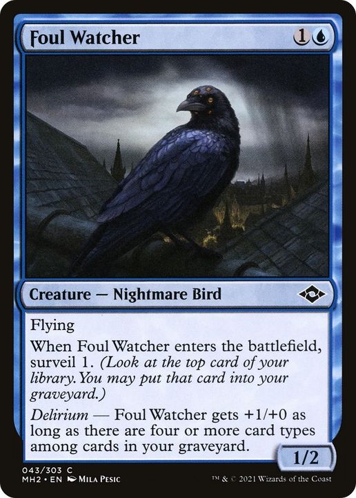 Foul Watcher in the group Magic the Gathering / Types / Colors / Blue at Proxyprinters.com (41545)