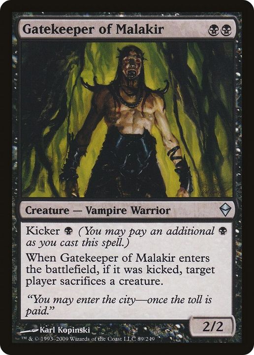 Gatekeeper of Malakir in the group Magic the Gathering / Types / Creatures / Warrior at Proxyprinters.com (41558)