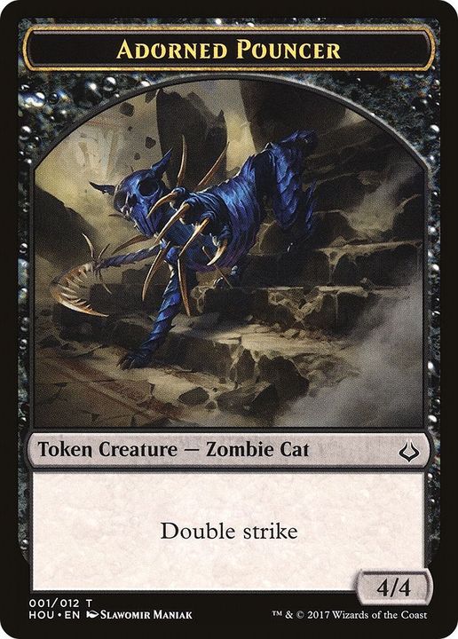 Adorned Pouncer in the group Magic the Gathering / Sets / Hour of Devastation Tokens at Proxyprinters.com (41560)