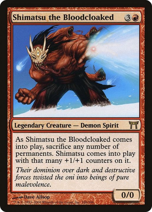 Shimatsu the Bloodcloaked in the group Magic the Gathering / Types / Colors / Red at Proxyprinters.com (41562)