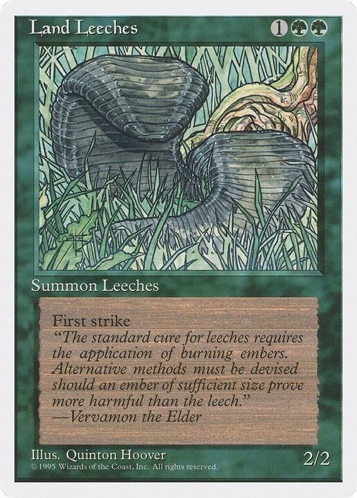 Land Leeches in the group Magic the Gathering / Types / Colors / Green at Proxyprinters.com (41577)