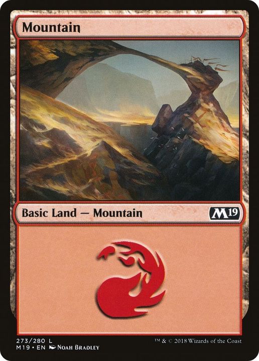 Mountain in the group Magic the Gathering / Sets / Core Set 2019 at Proxyprinters.com (41579)