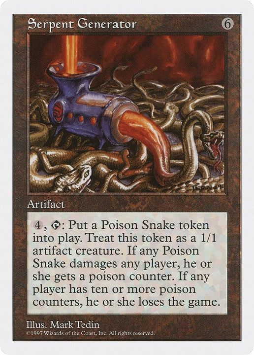 Serpent Generator in the group Magic the Gathering / Types / Artifacts / Artifact at Proxyprinters.com (4159)