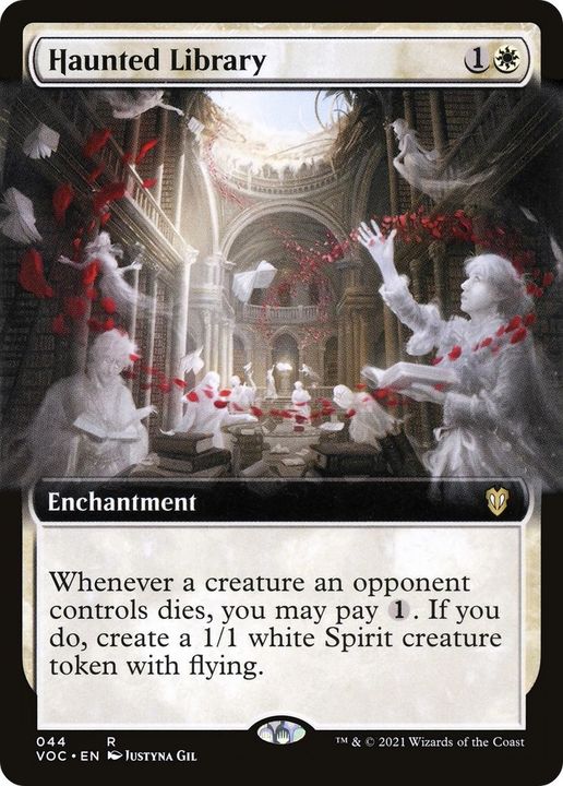 Haunted Library in the group Magic the Gathering / Sets / Crimson Vow Commander at Proxyprinters.com (41596)