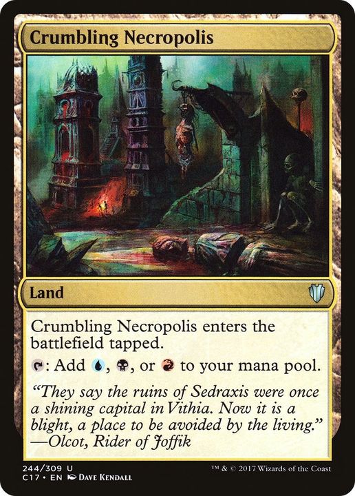 Crumbling Necropolis in the group Magic the Gathering / Types / Colors / Colorless at Proxyprinters.com (41601)