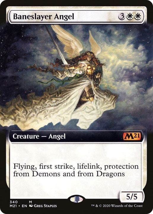 Baneslayer Angel in the group Magic the Gathering / Types / Colors / White at Proxyprinters.com (4161)