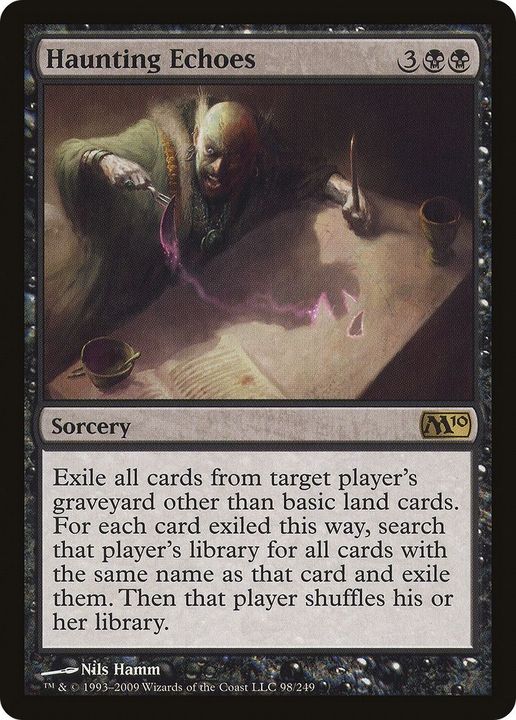 Haunting Echoes in the group Magic the Gathering / Types / Colors / Black at Proxyprinters.com (41616)