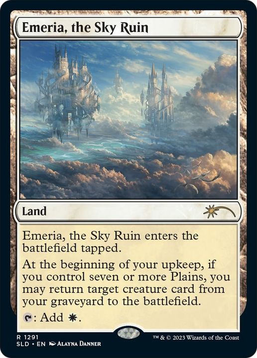 Emeria, the Sky Ruin in the group Magic the Gathering / Sets / Secret Lair / Secret Lair Drop at Proxyprinters.com (41618)