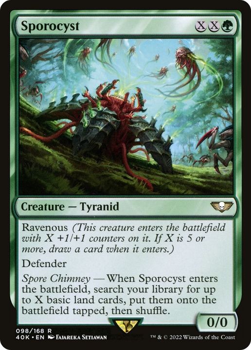 Sporocyst in the group Magic the Gathering / Sets / Warhammer 40,000 Tokens at Proxyprinters.com (41620)