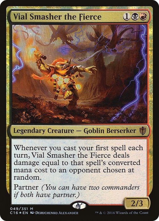 Vial Smasher the Fierce in the group Magic the Gathering / Types / Colors / Multicolors / B, R at Proxyprinters.com (41667)