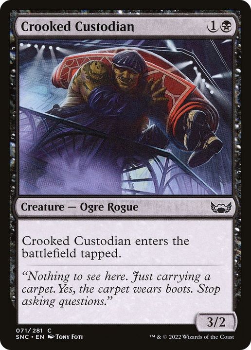 Crooked Custodian in the group Magic the Gathering / Types / Colors / Black at Proxyprinters.com (41687)