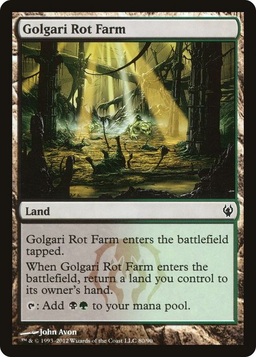 Golgari Rot Farm in the group Magic the Gathering / Sets / Duel Decks: Izzet vs. Golgari at Proxyprinters.com (41691)