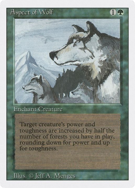 Aspect of Wolf in the group Magic the Gathering / Types / Colors / Green at Proxyprinters.com (41703)