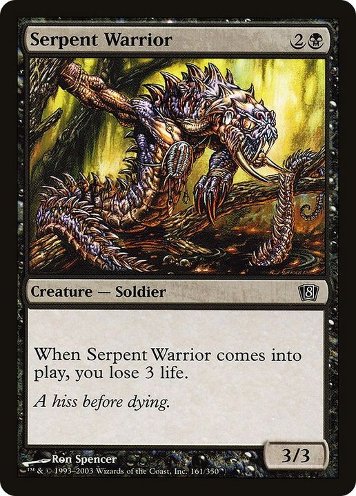 Serpent Warrior in the group Magic the Gathering / Types / Creatures / Warrior at Proxyprinters.com (41708)