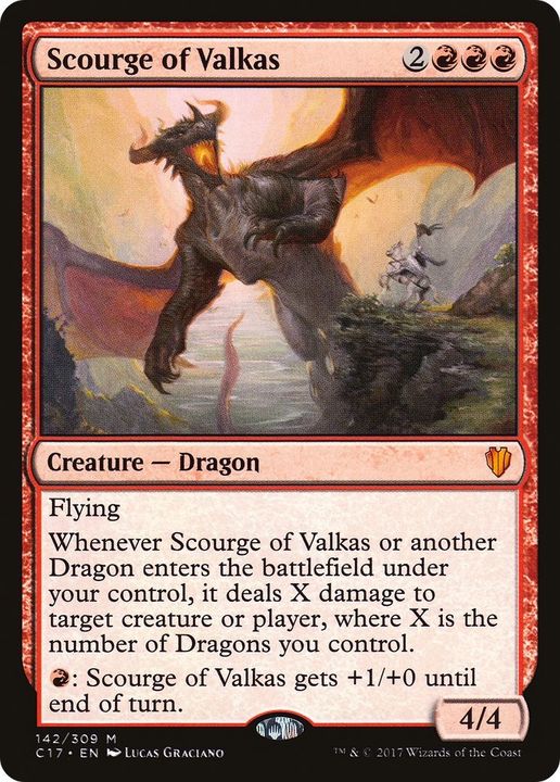 Scourge of Valkas in the group Magic the Gathering / Sets / Commander 2017 at Proxyprinters.com (41751)