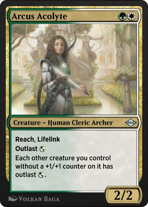 Arcus Acolyte in the group Magic the Gathering / Types / Colors / Multicolors / G, W at Proxyprinters.com (41784)