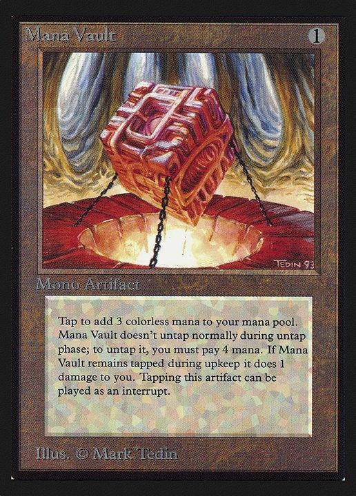 Mana Vault in the group Magic the Gathering / Types / Artifacts / Artifact at Proxyprinters.com (4181)