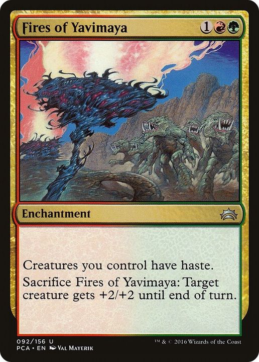 Fires of Yavimaya in the group Magic the Gathering / Types / Enchantment / Enchantment at Proxyprinters.com (41815)