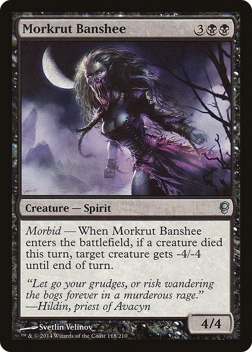 Morkrut Banshee in the group Magic the Gathering / Types / Colors / Black at Proxyprinters.com (41821)