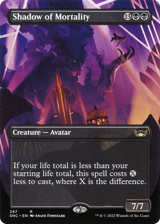 Shadow of Mortality in the group Magic the Gathering / Types / Colors / Black at Proxyprinters.com (41833)