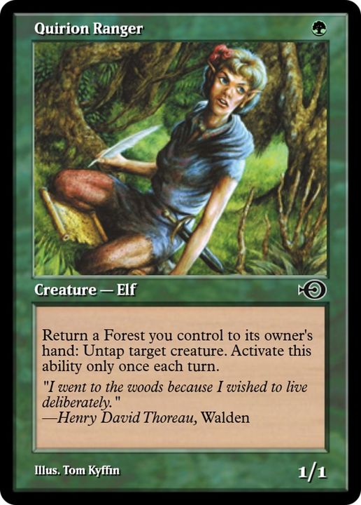 Quirion Ranger in the group Magic the Gathering / Types / Creatures / Elf at Proxyprinters.com (41842)