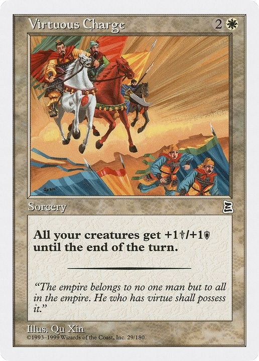 Virtuous Charge in the group Magic the Gathering / Types / Colors / White at Proxyprinters.com (41849)