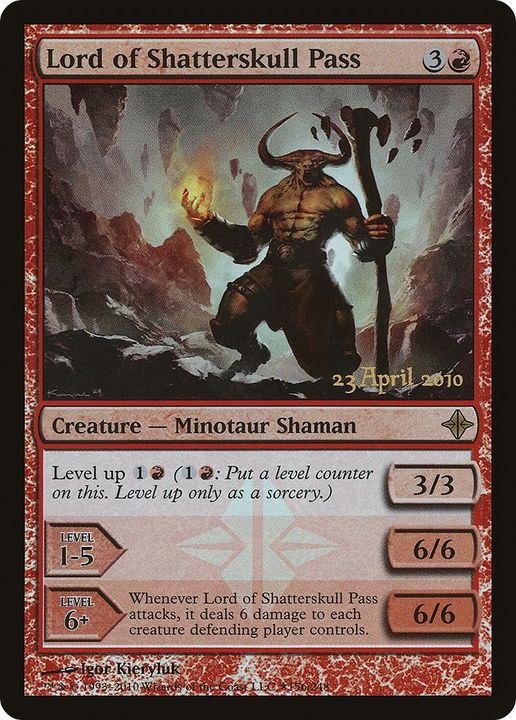 Lord of Shatterskull Pass in the group Magic the Gathering / Types / Colors / Red at Proxyprinters.com (41874)