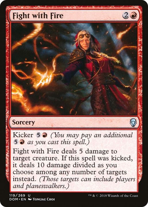 Fight with Fire in the group Magic the Gathering / Types / Colors / Red at Proxyprinters.com (41893)