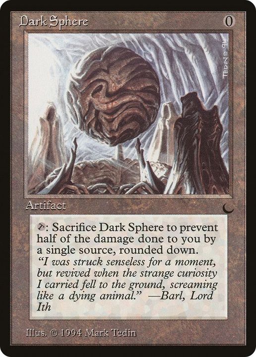 Dark Sphere in the group Magic the Gathering / Types / Artifacts / Artifact at Proxyprinters.com (41904)