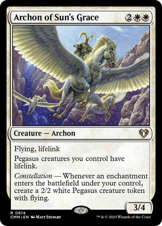 Archon of Sun's Grace in the group Magic the Gathering / Sets / Commander Masters at Proxyprinters.com (41905)