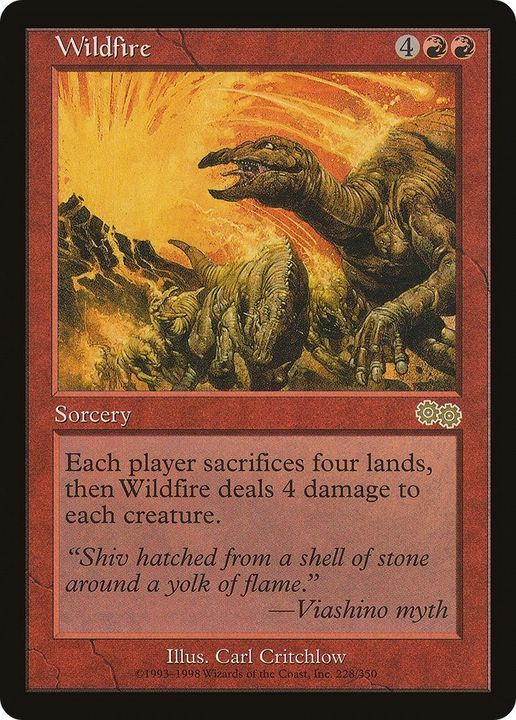 Wildfire in the group Magic the Gathering / Types / Colors / Red at Proxyprinters.com (41910)